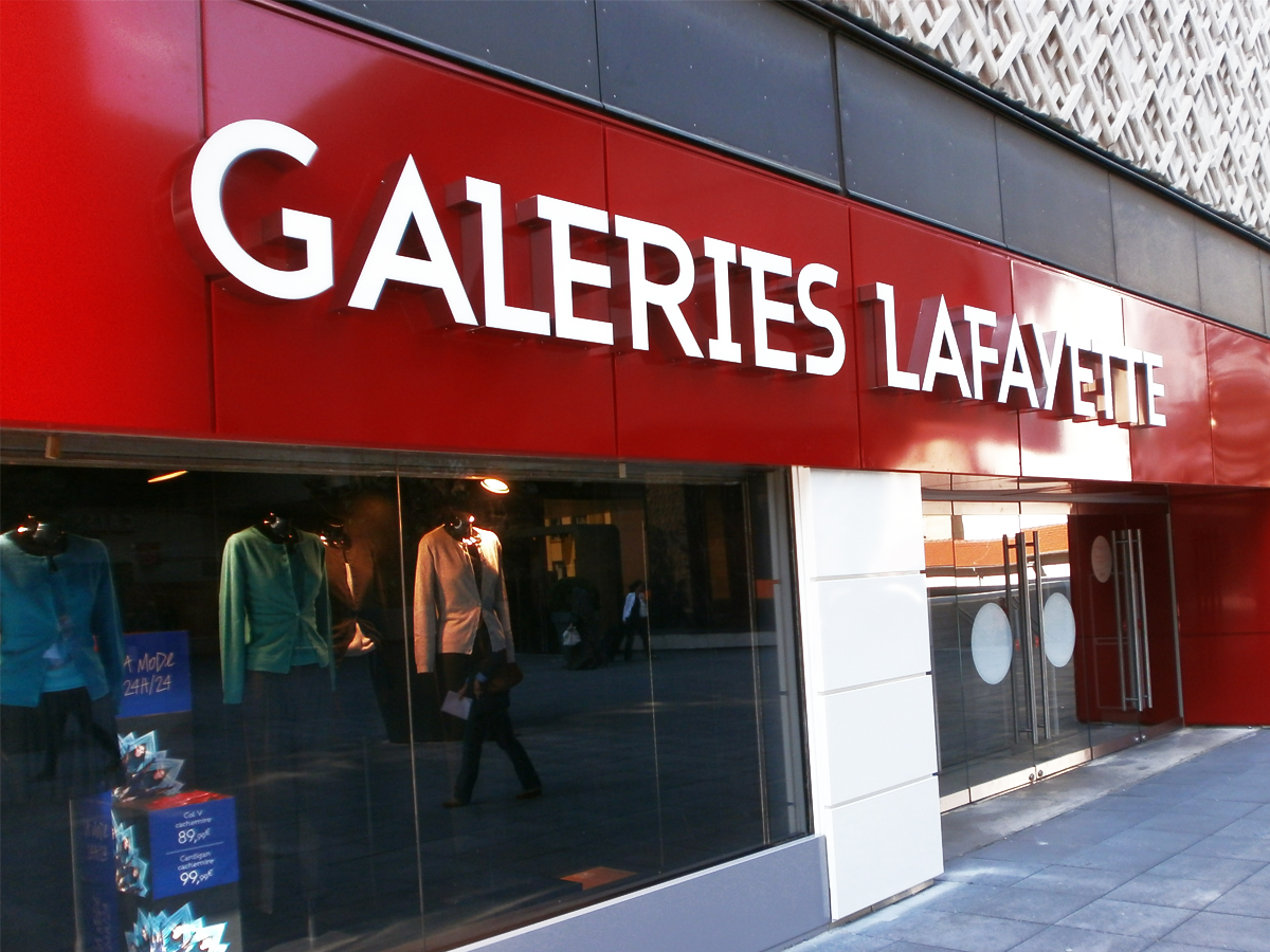 Enseigne lumineuse - Galerie Lafayette Lyon Part-dieu - Sodifalux